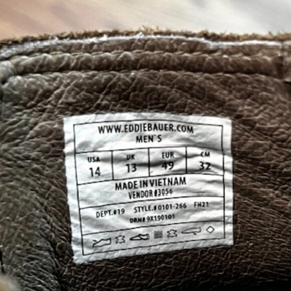 Eddie Bauer Men's Severson Chelsea Boot Suede Leather Brown Pull On 14 M - Picture 3 of 5